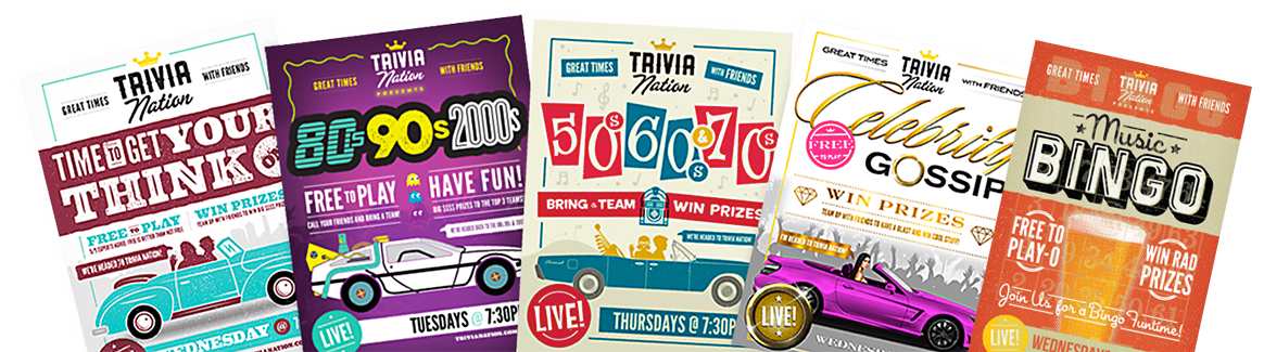 Our Live Trivia Games