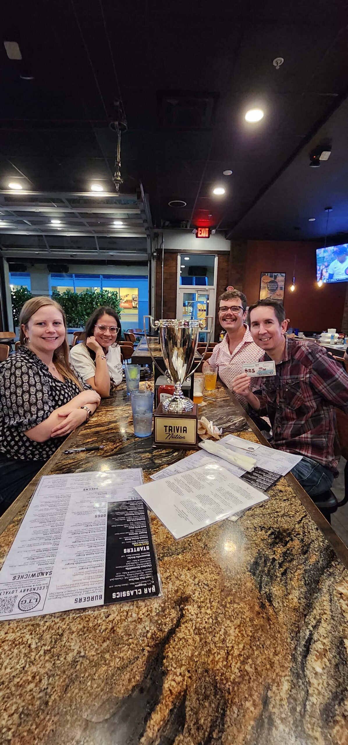 Legends Tavern & Grille Plantation FL trivia night 6